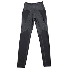 Beyond Yoga Colorblock Leggings Black/Heather Gray Women's XS Super‎ Soft